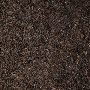 Casca de arroz carbonizada